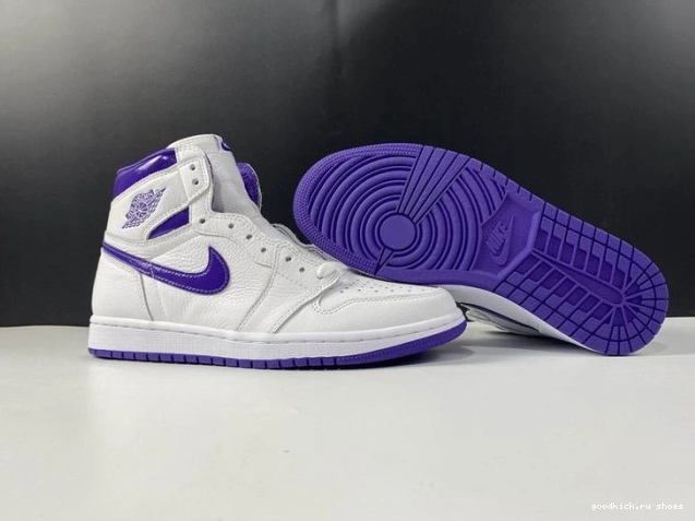 Cheap RETRO PURPLE 1 AIR HIGH CD0461-151 COURT JORDAN 0709